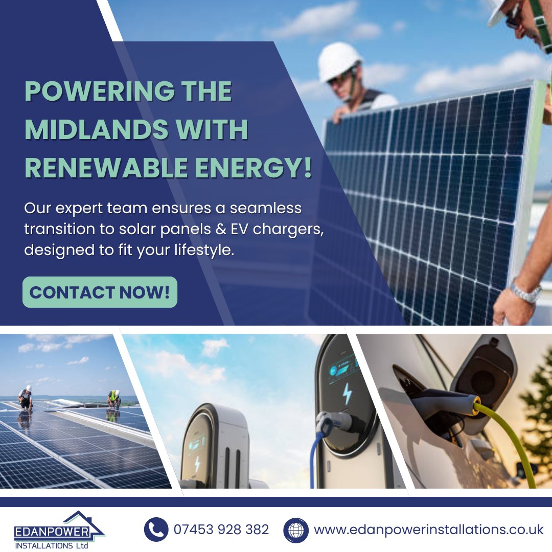 edanpowerltd's tweet image. Looking to make the switch to sustainable energy?
Our expert team is here to help!
Whether you're considering solar panels for a greener home or need a seamlessly integrated EV charger, we've got you covered.
#edanpowerinstallations #evcharger #evchargerstation   #SolarPanels