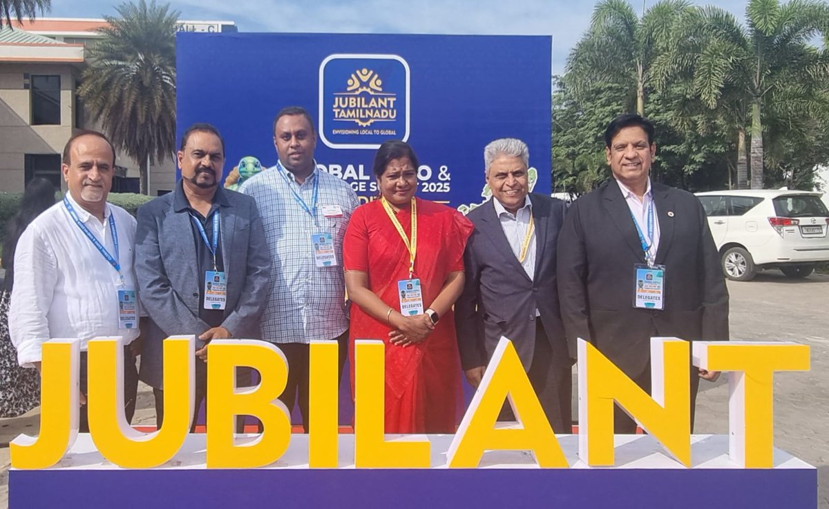 chaudhrygaurav's tweet photo. Honored to be part of AIBC delegation at the Jubilant Tamil Nadu Global Expo, fostering international collaboration&amp;business innovation! Mr Ganapathi P Rajkumar-MP Coimbatore,  Mr Warren Eric Kirby- MP Sydney, Consul Alex 
#AIBC #globalexpo #TamilNaduGovernment #jubilanttamilnadu https://t.co/XTFazM54mz