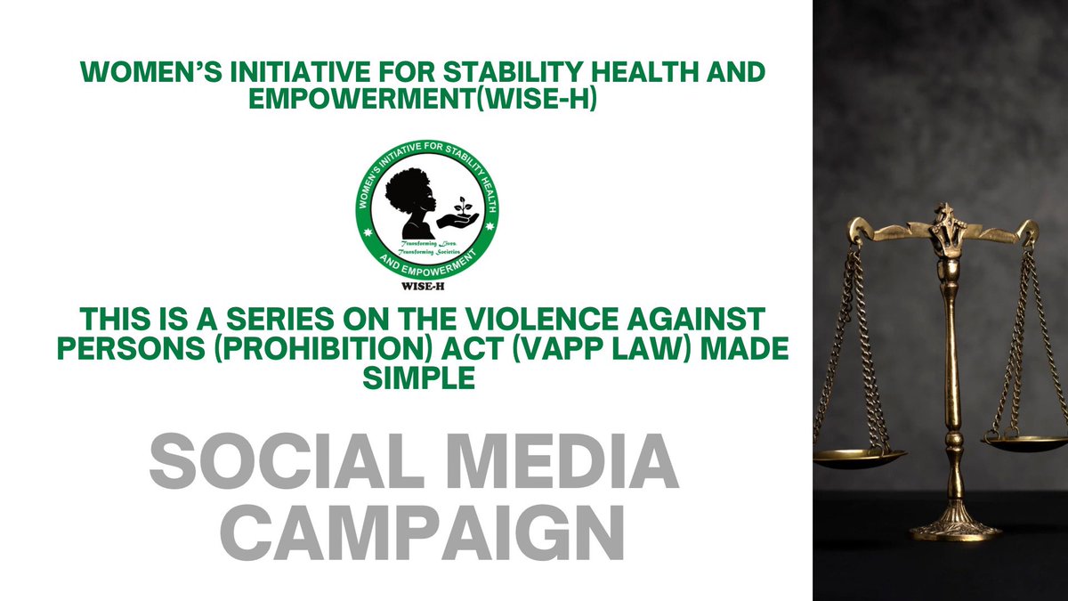 WomensIni's tweet photo. Over the next four weeks, we’ll simplify the key provisions of the VAPP LAW, empowering you with the knowledge to stand against violence.

Stay tuned and join the conversation! 🛡️💜

#VAPPLawMadeSimple #EndViolenceAgainstPersons https://t.co/JWjwAqI1Et