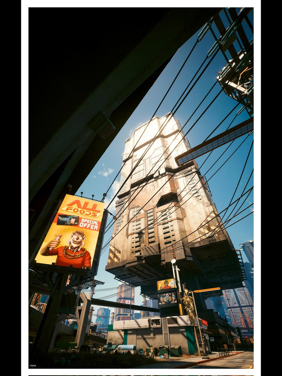 Yama_VP's tweet photo. •Tower 06
#Tower06 #Tower #Skyscraper #Urban
#Cyberpunk2077 #NightCity #VirtualPhotography
#Environment #Framed #Powerlines #Wormseye
#StreetPhotography #Photography
#PlayStation #PS5
#Yama山 https://t.co/rBOouKXpLJ