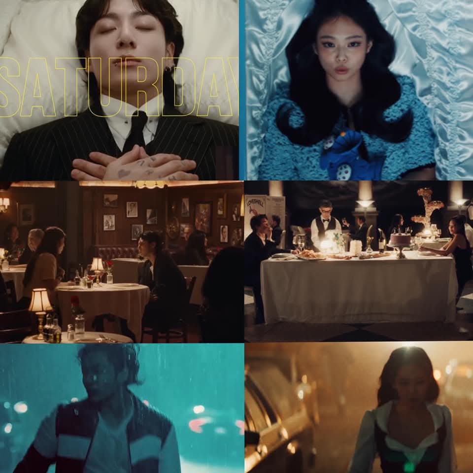 kpopbaseee's tweet image. #BLACKPINK's Jennie hired #BTS's Jungkook's MV directors (Seven/ Standing Next to You) and copied his MV scene by scene. It depends on his willingness to be talked about and put in the spotlight like Jungkook. He probably thinks he is JungKook like a schizophrenic.