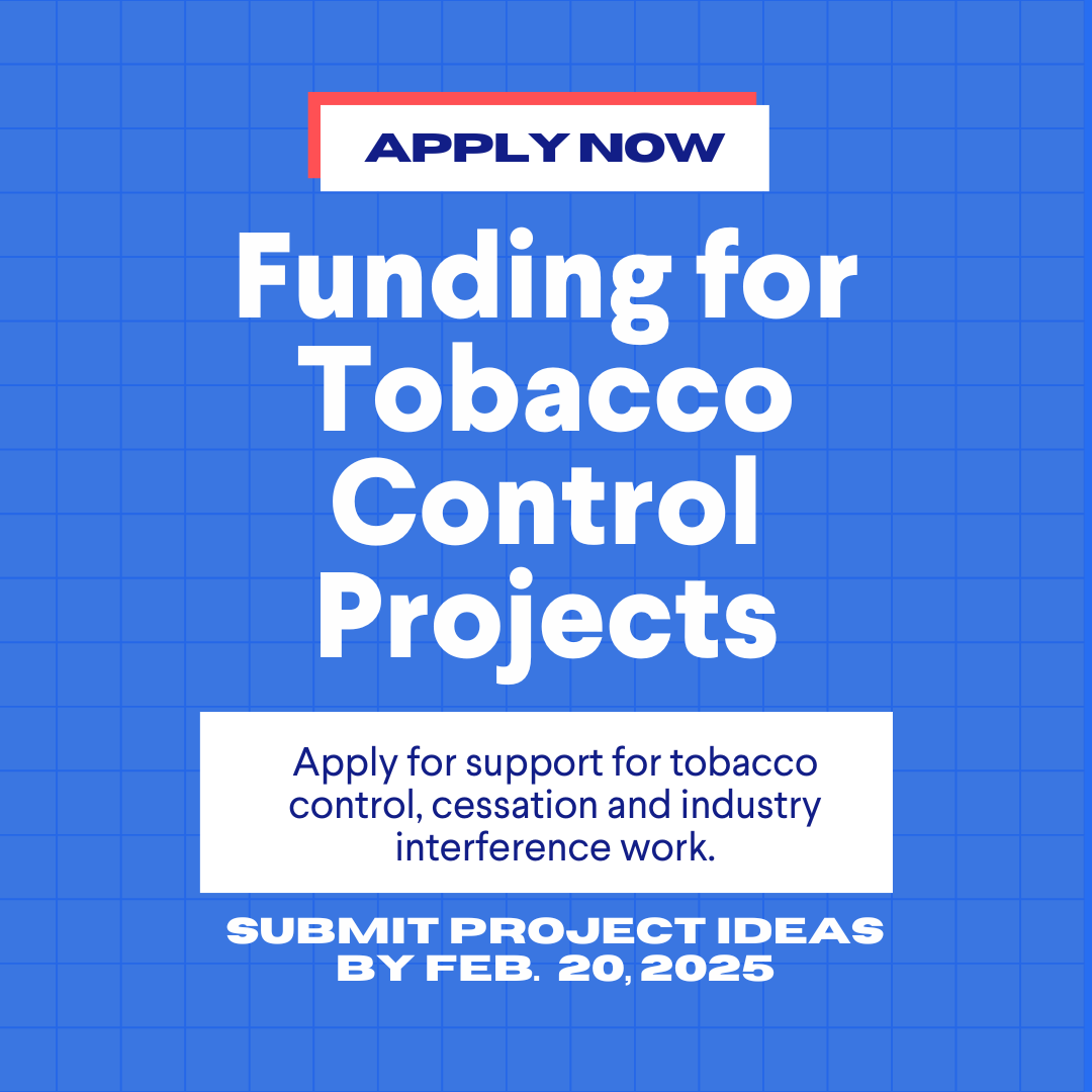 🚨 Grant Opportunity: The <a href="/BloombergDotOrg/">Bloomberg Philanthropies</a> Initiative to Reduce Tobacco Use is now accepting applications for grants to support tobacco control, combat industry interference, and advance cessation efforts. If you're working to create a smoke-free future, apply for funding by Feb.