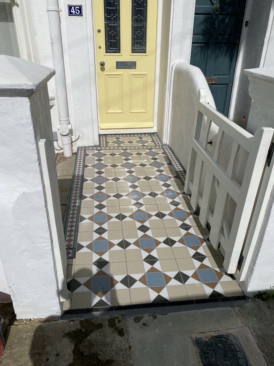 JBTiling's tweet image. Path tiled in Hove with tiles from  Topps Tiles