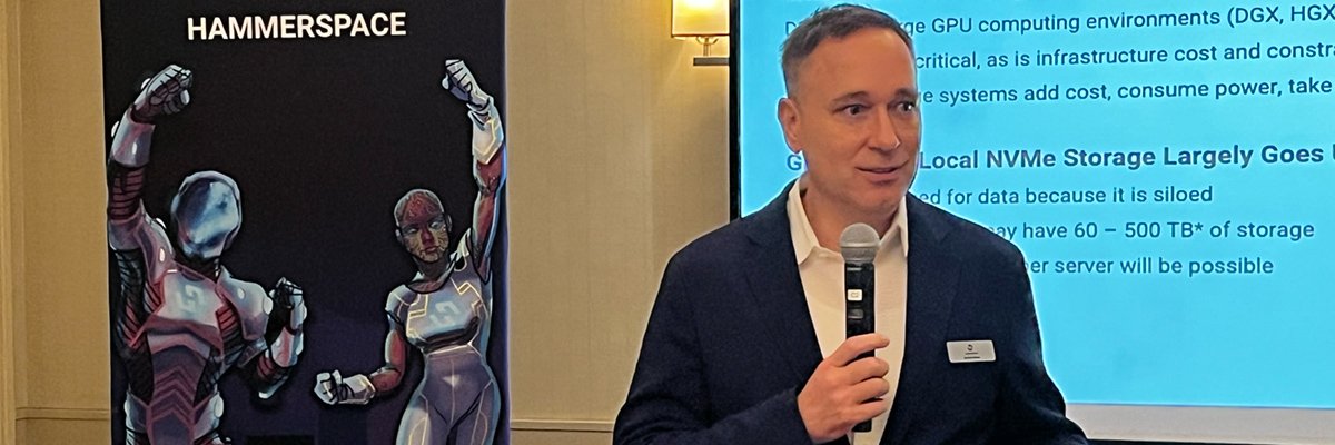 ITPressTour's tweet image. Stockage : Hammerspace accélère l’IA avec les SSD des serveurs de calcul. @LeMagIT bit.ly/4gnpnWT @Hammerspace_Inc #MultiCloud #FileStorage #ParallelFS #pNFS #FastIO #NAS #DataManagement #HPC #AI #ITPT @ITPressTour 60th Edition in California
