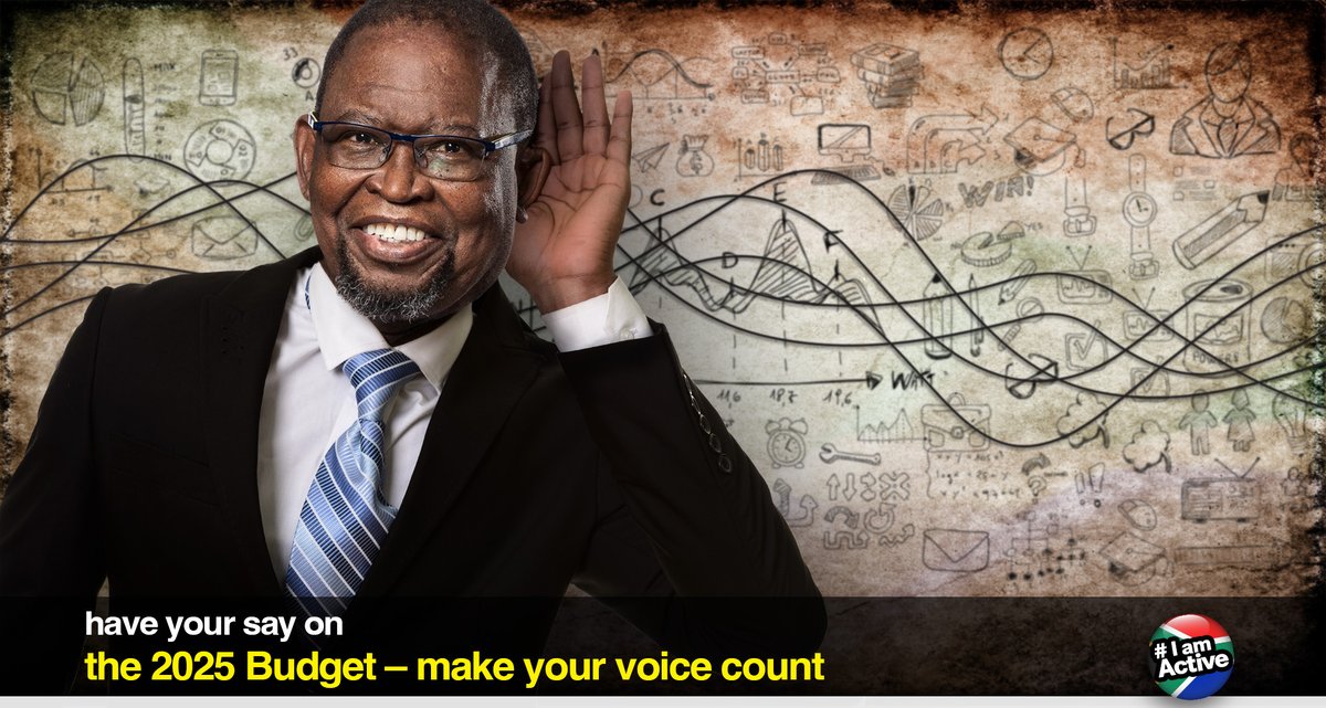 ❗️PROVIDE A TIP FOR THE BUDGET SPEECH 2025 at this link 👉 dearsouthafrica.co.za/budgettips/

The Minister of Finance, Mr Enoch Godongwana, will deliver the National Budget Speech on Wednesday 19 February 2025.

The budget allocation aims to strike a balance between growing the economy and