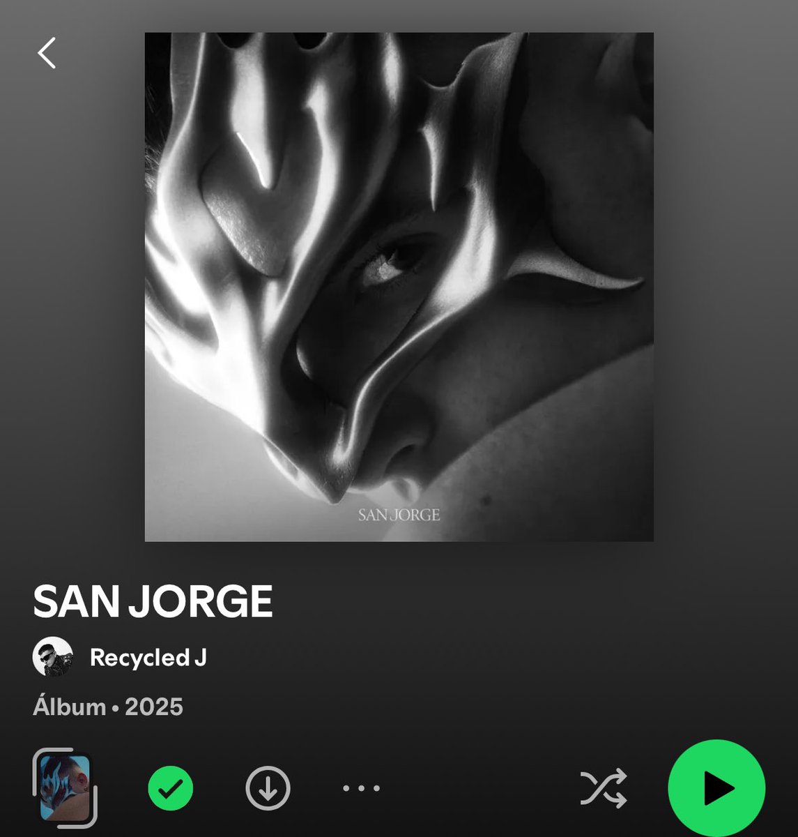 Con hija de puta te conocí,

Con baby lucifer empecé a seguir toda tu carrera, 

Con Storyfeeling me enamoré de tu música, 

Con el proyecto de tu vida vuelvo a reafirmar que vas a ser mi artista favorito hasta el día que me muera. 

<a href="/Recycled_J/">RECYCLED J</a> religión Ø