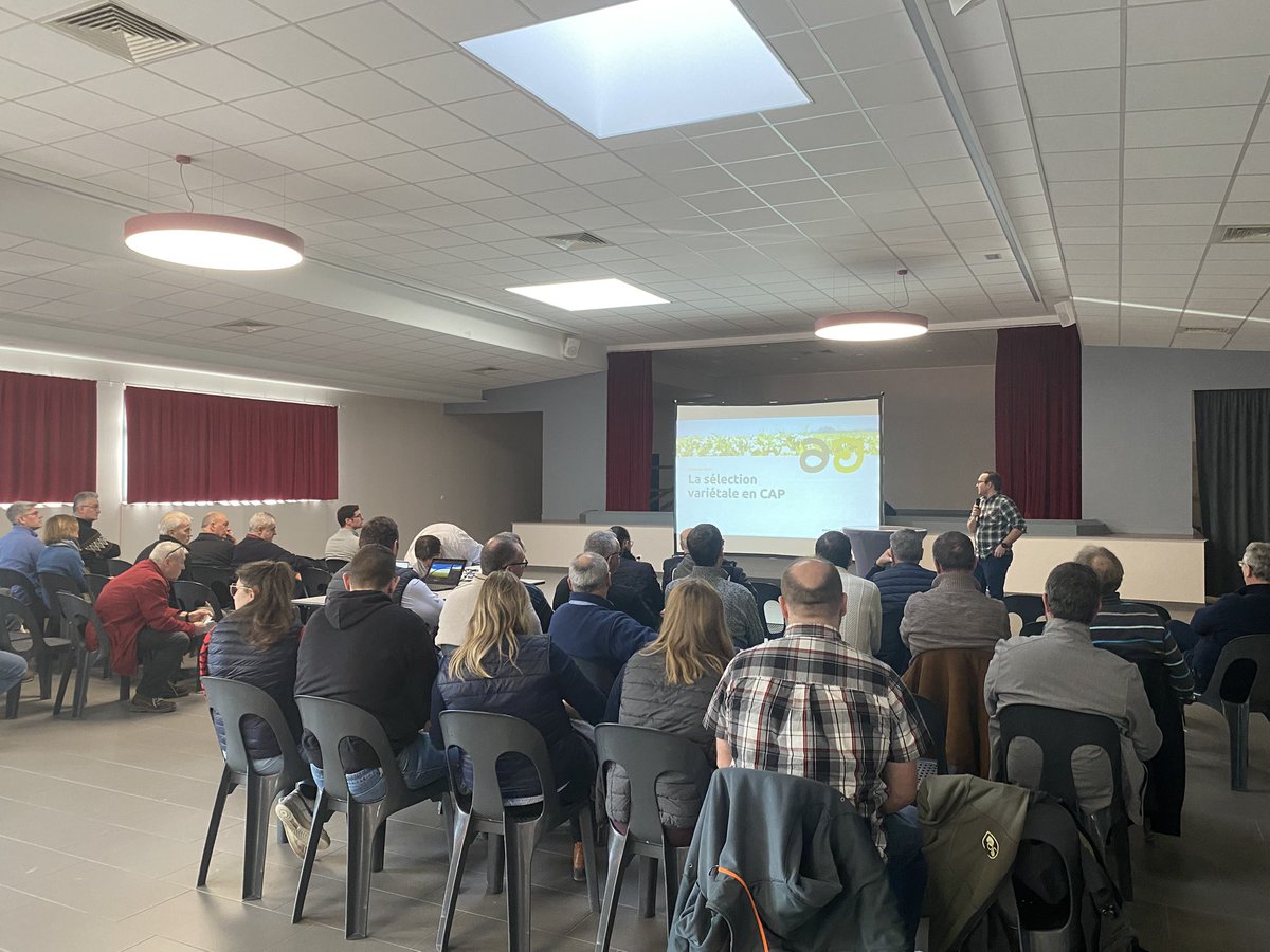 Nous poursuivons nos Forums adhérents, aujourd’hui à Asfeld.
Merci à Florian Pinot de chez Agri Obtention pour son éclairage sur la sélection variétale des #céréales à paille 🌾