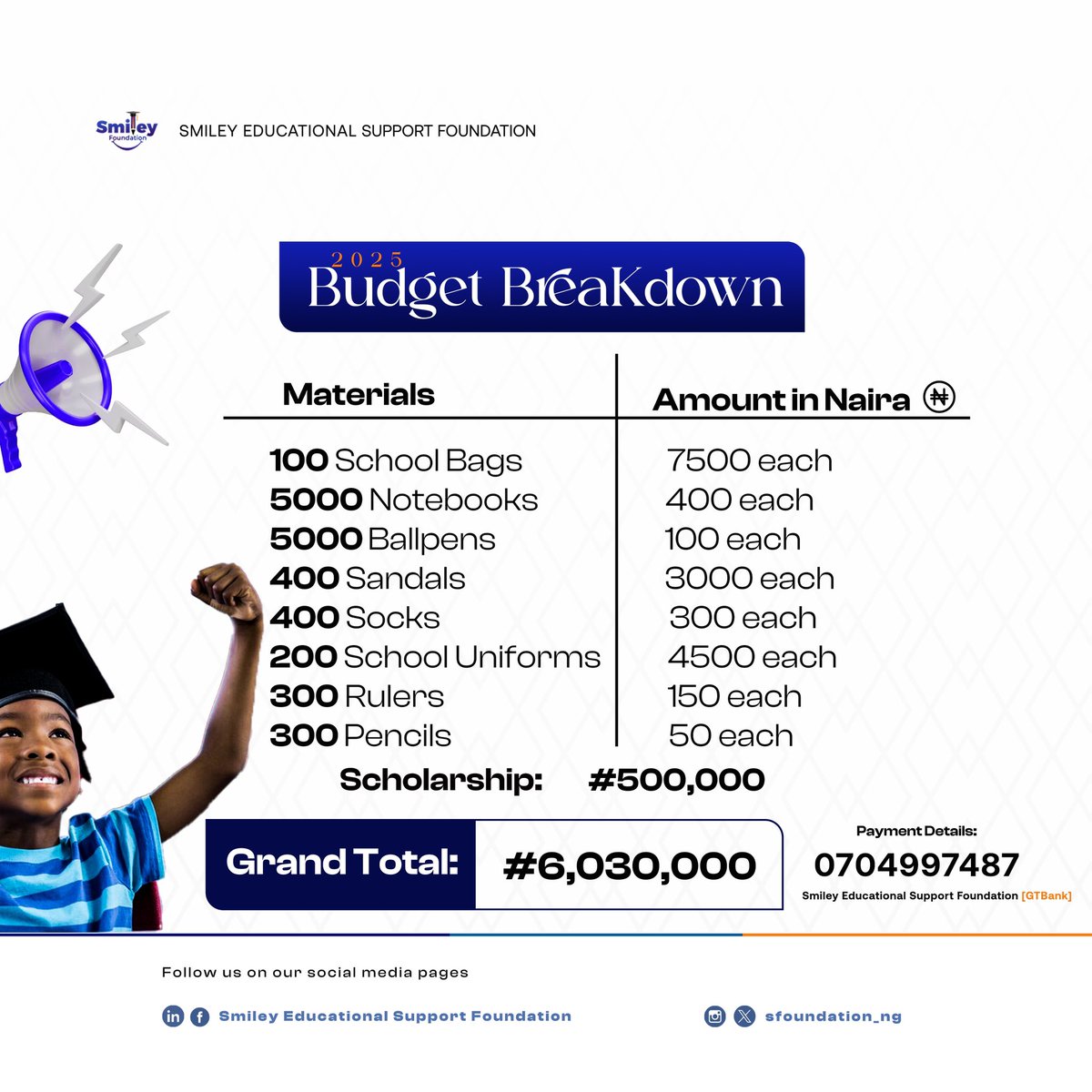 Sfoundation_ng's tweet photo. Let’s work together to empower the next generation.
#TeensChat
#SmileyFoundation
#QualityEducation https://t.co/1jX43w794v
