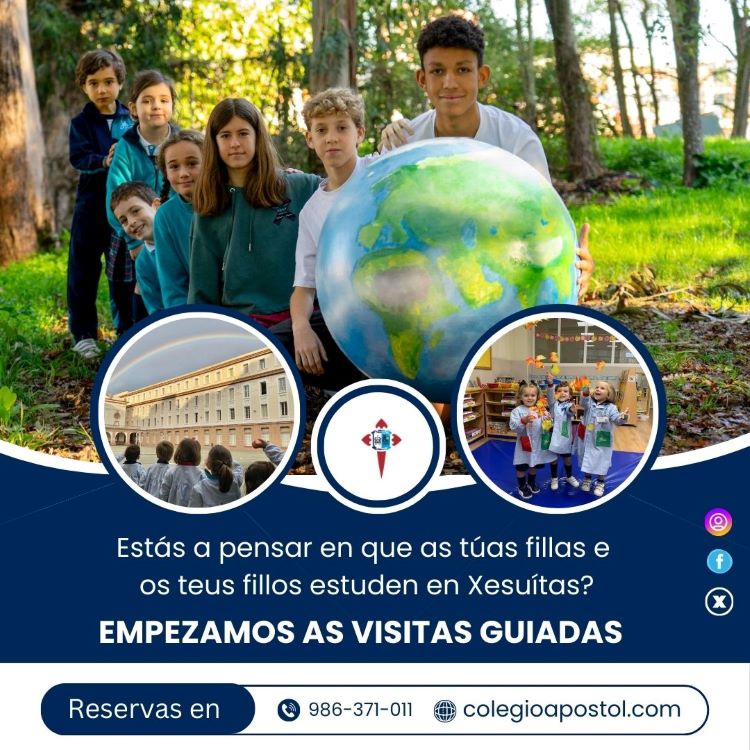📢 ¡Jornada de Puertas Abiertas en el #Colegio Apostol Santiago, #Jesuitas #Vigo! 🏫✨

Si quieres conocer este centro y su proyecto educativo vigopeques.com/escoger-colegi…