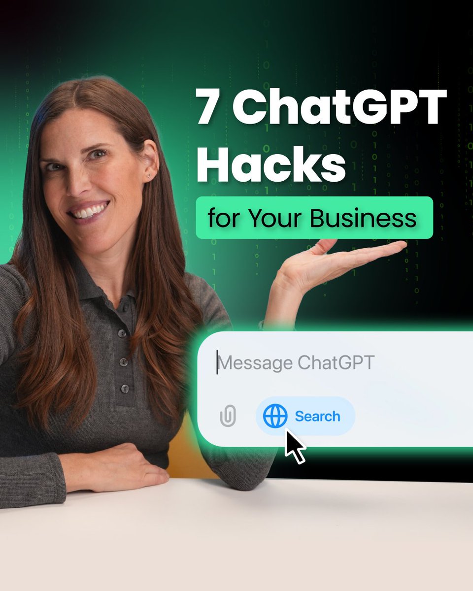 SiteGround's tweet photo. ๐ Maximize your productivity with #ChatGPT!
From competitor analysis to contract reviews, weโve got 7 genius hacks to streamline your work and save you time.
Donโt miss out, watch the full video here: https://t.co/8YujimtLfo
#SiteGround #SiteGroundTips #chatGPThacks https://t.co/DjT9ZbMDP3