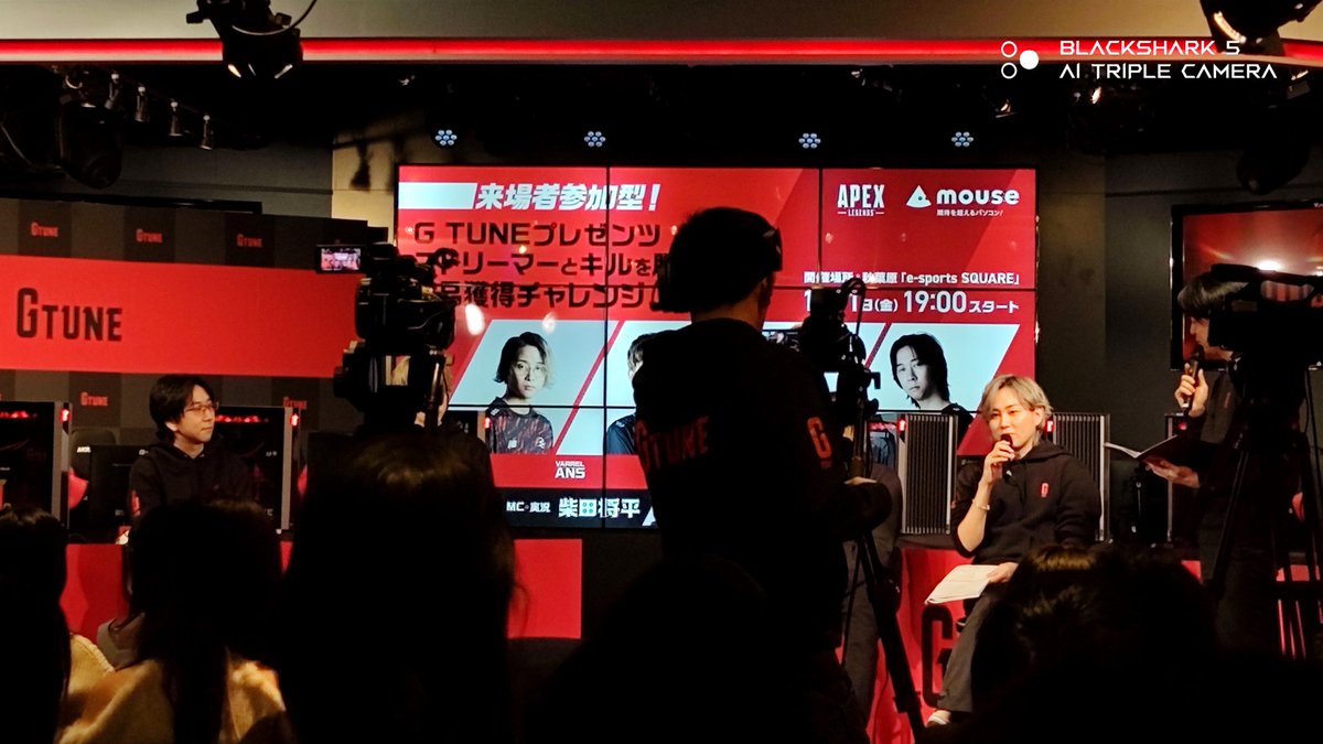 JMGOjp's tweet photo. 東急プラザ原宿での #TheFirstCIRCULAR に引き続き、マウスコンピューターさんのゲーミングブランド #GTUNE のリブランディング・新製品発表会にお邪魔しております。
ゲーム用モードを搭載したプロジェクターも今年発売予定なので色々勉強させていただきます。 https://t.co/4jDkAHHJU7