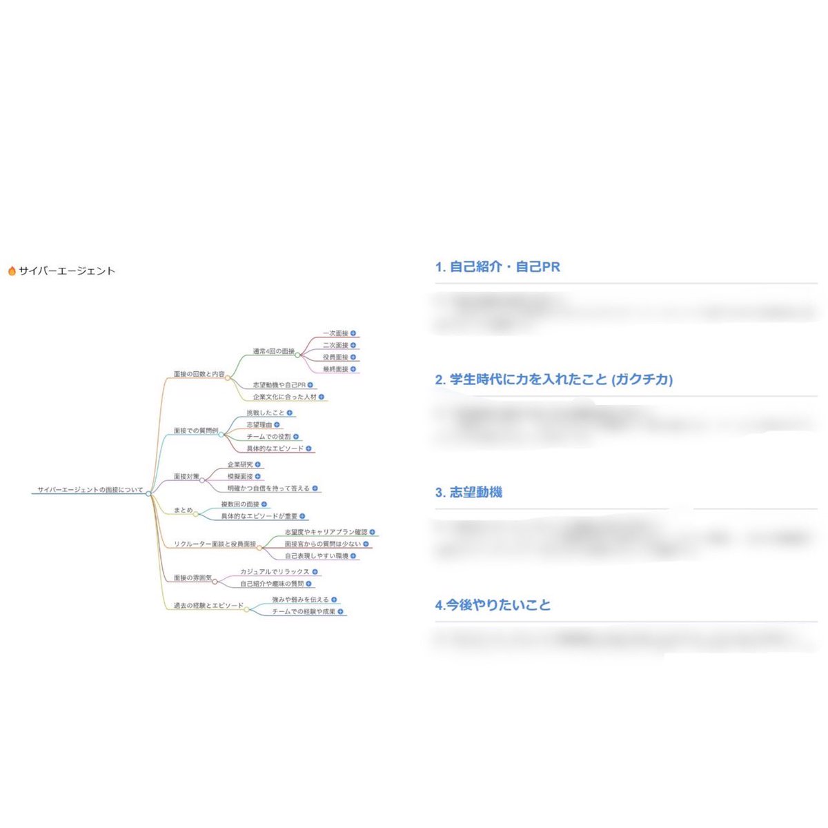 kocorozashi_'s tweet photo. 🔥終活したので共有🔥

大手内定者公認
「世代を代表するメガベンチャーの最新人物面接集」

☑️掲載企業
リクルート/レバレジーズ/サイバーエージェント/楽天/DeNA

☑️受取方法
フォロー&amp;リポスト＆「面接対策」とコメント

内定までぜひフル活用してください！

#就活 #就活生と繋がりたい https://t.co/gKaz4W2doH