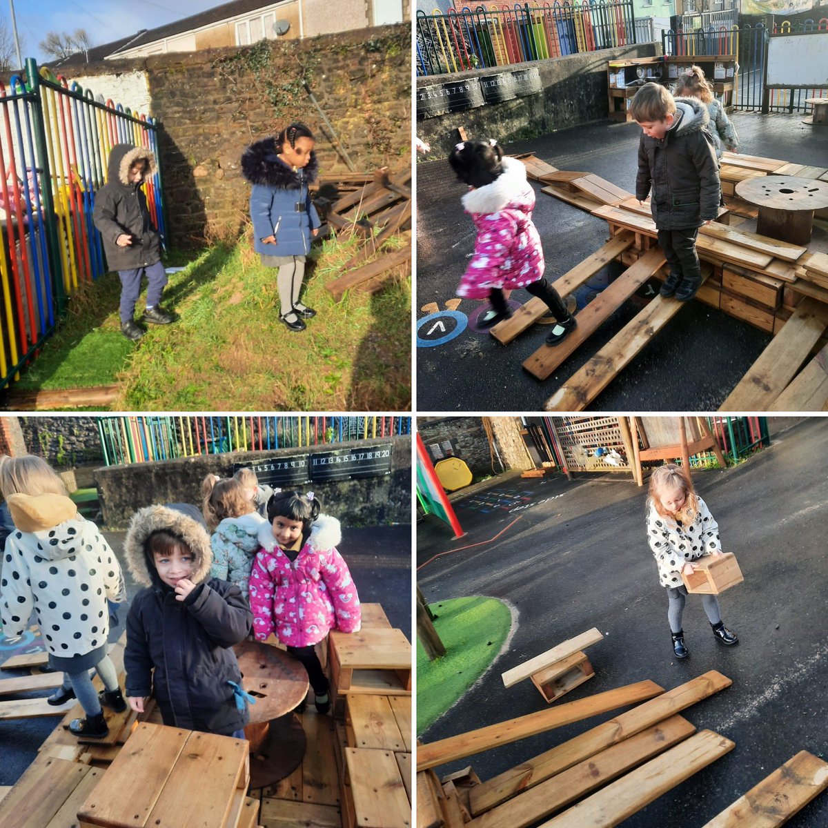 PlasmarlPrimary's tweet photo. 🚲 @PlasmarlNursery love spending time outdoors! It’s a great time to build up our co-ordination skills, learn to use physical equipment and spend quality time with our friends. #PlasHandWB #PlasLitandLangs #PlasFun https://t.co/NVcovx2nFd