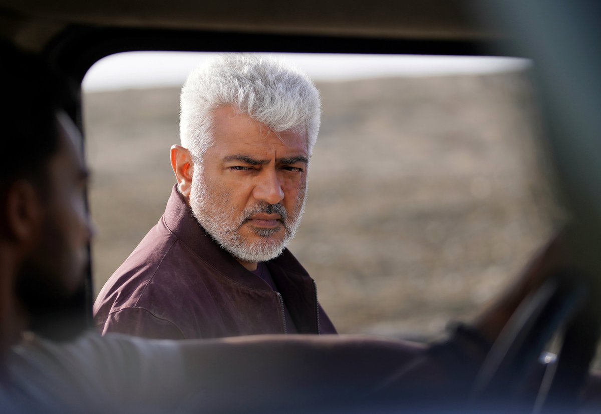 DoneChannel1's tweet photo. #AK doesn't follow destiny—he rewrites it. His path is carved with sheer will 💥

#Ajithkumar #VidaaMuyarchi
#VidaaMuyarchiFestival #Donechannel1 https://t.co/SRDG8Debbh