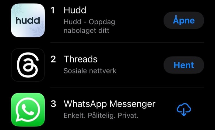 Hudd.no tweet media