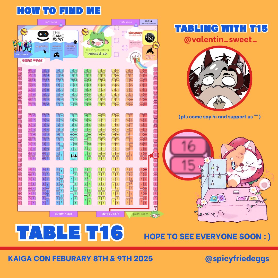 i will be at <a href="/KaigaConvention/">⭐ 𝙆𝙖𝙞𝙜𝙖 𝘾𝙤𝙣𝙫𝙚𝙣𝙩𝙞𝙤𝙣 ⭐</a> next weekend!

🍳Table T16
📅Feb 8-9
📍Melbourne Convention and Exhibition Centre (MCEC)

here is my catalogue :)

#kaicon #kaigacon #kaigaconvention