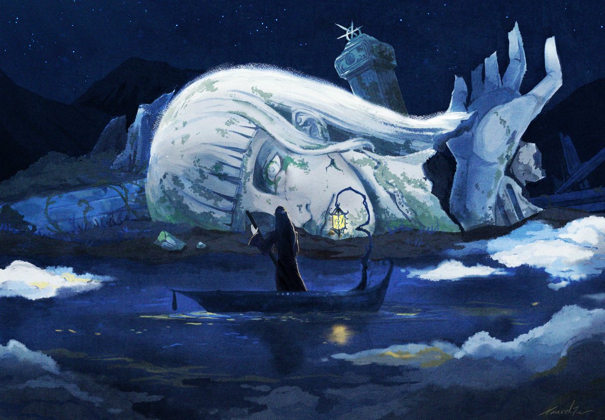 HanselTU's tweet photo. #OCTav #DnD #Selûne

「相望」 https://t.co/B5eJOaTPm4