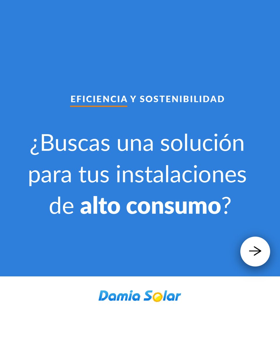 damiasolar's tweet photo. Energía solar para grandes proyectos 🙌🏻

¿Buscas una solución eficiente y sostenible para tus instalaciones de alto consumo? 

☀️ Aprovecha el poder del sol y haz tu proyecto más eficiente.

📞 973 972 533

🌐 https://t.co/6ZnL7l35g6 https://t.co/b6bTyTA1Xo