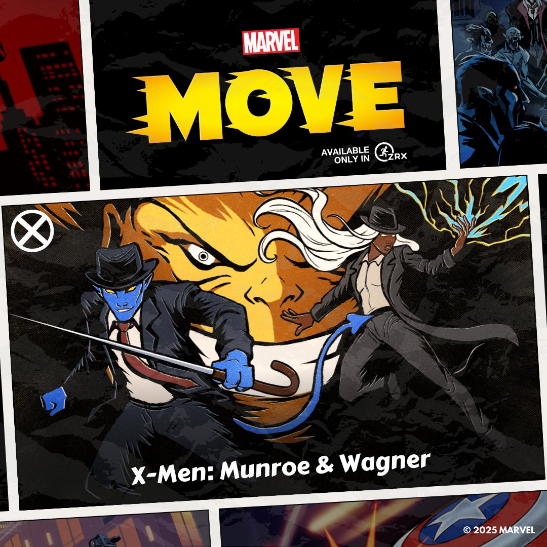 When a small Missouri town is transformed into a dazzling Film Noir landscape, join Munroe &amp; Wagner's detective agency to expose a twisted theatrical experiment.

Can you unravel the plot before it's curtains for you and the X-Men?

A new Marvel Move series begins February 7th.