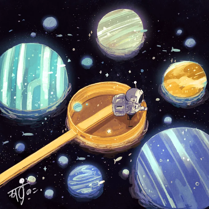 星手水#イラスト 