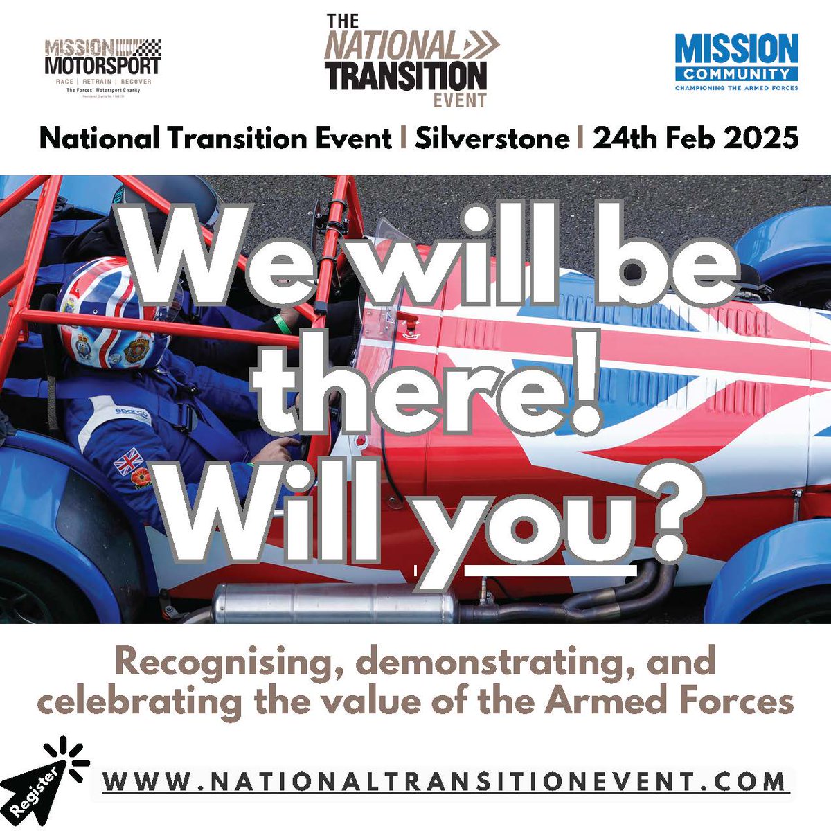 Calling all members of the Armed Forces community. We will be at Silverstone on 24 Feb for the largest event of this kind in the UK- The National Transition Event. To register for free, hit this link: eventbrite.co.uk/e/the-national…
#NTE25 <a href="/MissionComm/">MissionCommunity</a>