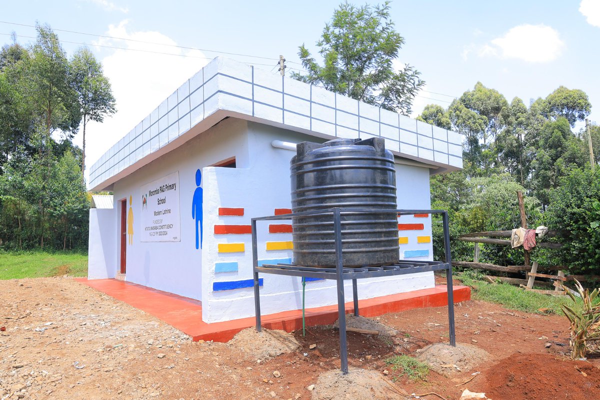 CGisairo's tweet photo. A modern latrine at Moromba PAG Primary School, Manga ward delivered through Kitutu Masaba Constituency NG-CDF (FY 2023/2024).
#WorkSpeaks #KitutuMasaba #EducationMatters #BetterSanitationForAll π»β¨ https://t.co/mVxG4r0r7C