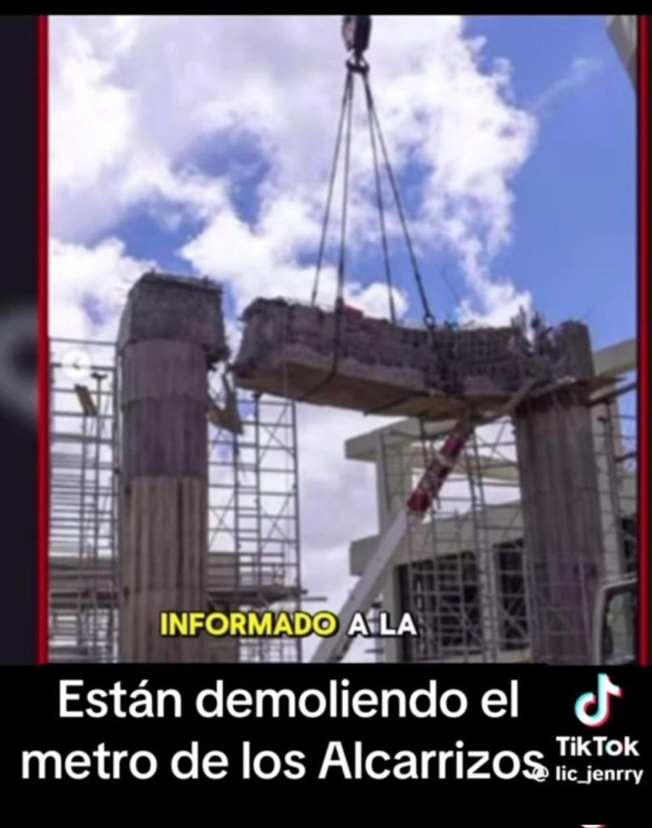 MarcosCross19's tweet photo. Que se puede esperar de un gobierno que todo lo improvisa. Apenas construyen 6 paradas  de la línea 2 del Metro y tienen que demolerlo por la incapacidad demostrada en todo lo que hacen. @SecretariadeUl1 @FPcomunica @fpcomunicaeuro @LeonelFernandez @radhamesjimenez @PLDenlinea https://t.co/pZVRoidnG5