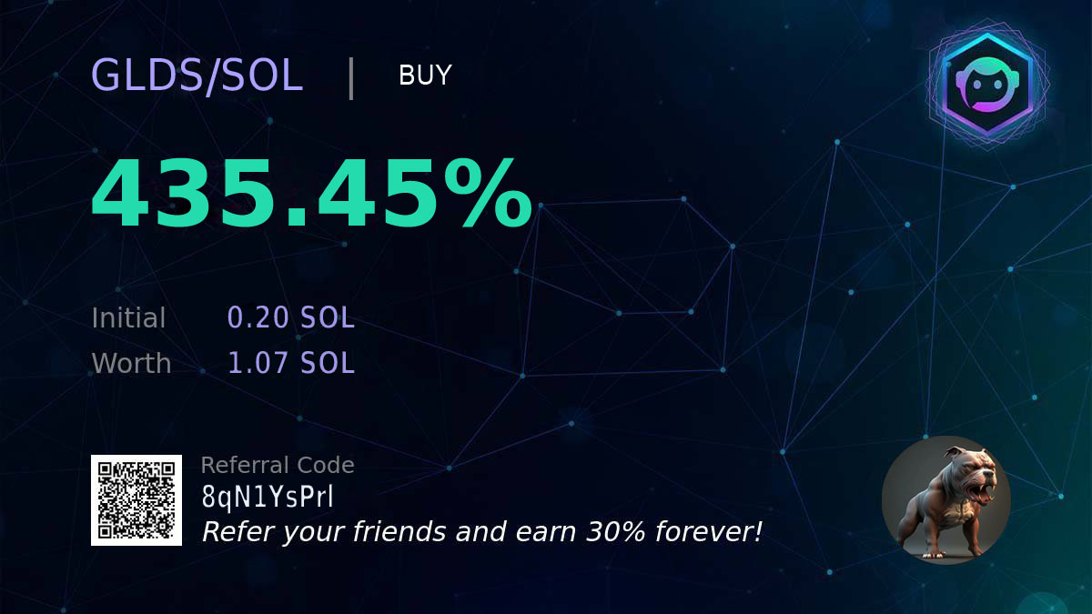 Smashing_PUMP_'s tweet photo. $GLDS
ca: 6uYAMiY8KwDsW9ome5AvadsnNUKF19Evz4QxQ43Dpump

1h +435% https://t.co/8IEf0ApkeL