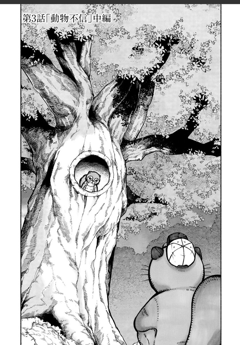 〝あな動〟第三話「動物不信(中編)」が無料公開になりました。ほっこりしたい夜にぜひ。
https://t.co/mivlAQKzEz
あなたも私も動物だから ー不倫の森ー - 原作:宮川サトシ/作画:栗原陽平 / 第3話「動物不信」中編 | くらげバンチ #あなたも私も動物だからー不倫の森ー #あな動