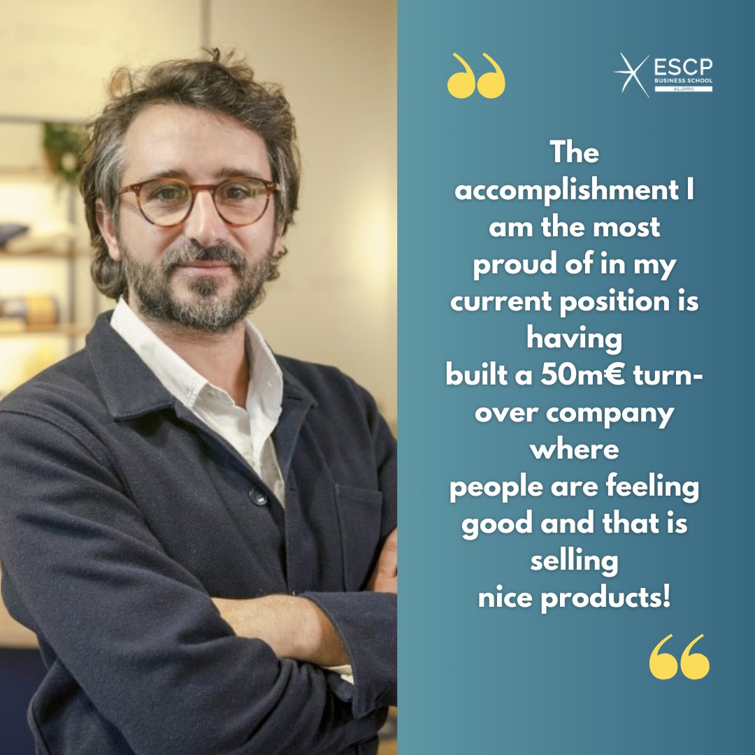 [INSPIRING LEADERS] 🌟 As each month, we highlight an inspiring #CEO from the #ESCP Alumni community! Today, meet the entrepreneur Julien Sylvain (MiM 10), founder of the #Tediber brand, famous for its mattresses and home comfort products. #ESCP