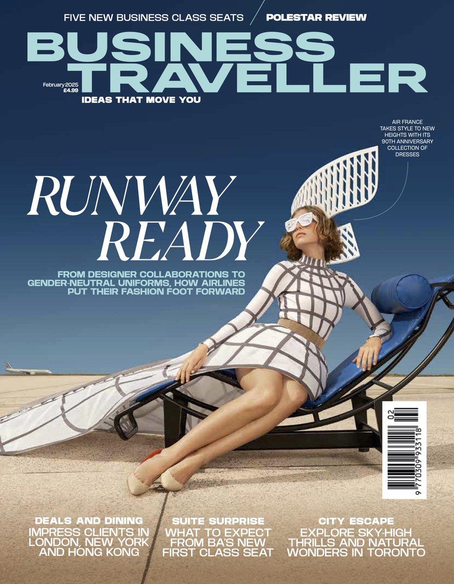 Business Traveller (@btuk) on Twitter photo The February 2025 issue of <a href="/BTUK/">Business Traveller</a> is out now, with a cover feature looking at the evolution of inflight fashion, from designer collaborations to gender-neutral uniforms. Subscribers can access the digital edition via the link below 👇
businesstraveller.com/international-… The February 2025 issue of <a href="/BTUK/">Business Traveller</a> is out now, with a cover feature looking at the evolution of inflight fashion, from designer collaborations to gender-neutral uniforms. Subscribers can access the digital edition via the link below 👇
businesstraveller.com/international-…