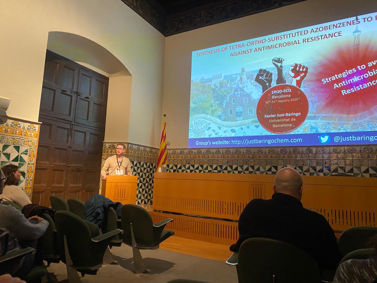 Had a blast presenting our latest results among friends at the 1st Organic Chemistry Meeting of the Catalan Chemistry Society (<a href="/scq_iec/">Societat Catalana de Química</a>).