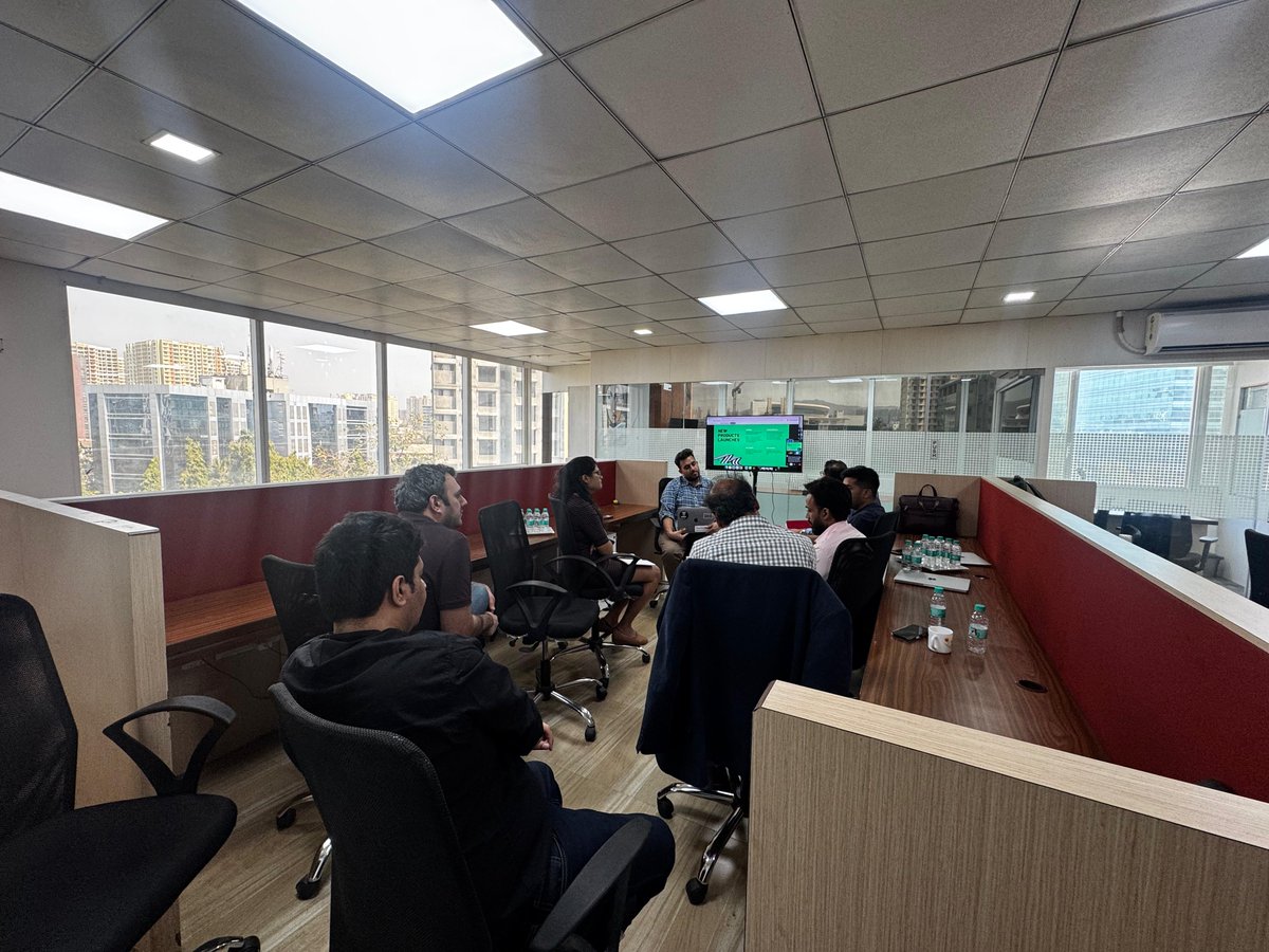 Niranjan Nakhate (@niranjannakhate) on Twitter photo Our first in-person investor meeting in our new office! Was great to host <a href="/GroupArtha/">Artha Group</a> <a href="/DellFdn/">Michael & Susan Dell Foundation</a>
Missed <a href="/sajithpai/">Sajith Pai</a>!
If you're in Mumbai, drop by to the <a href="/futworkindia/">Futwork</a> office! Our first in-person investor meeting in our new office! Was great to host <a href="/GroupArtha/">Artha Group</a> <a href="/DellFdn/">Michael & Susan Dell Foundation</a>
Missed <a href="/sajithpai/">Sajith Pai</a>!
If you're in Mumbai, drop by to the <a href="/futworkindia/">Futwork</a> office!