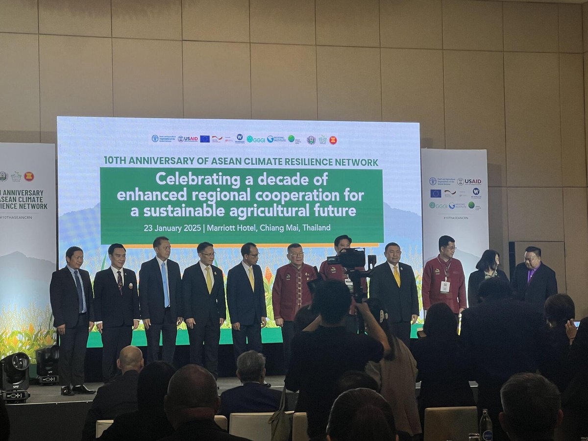 Last week, I had a delightful chance to speak at the ASEAN Climate Resilience Network ASEAN-CRN and support the master class workshop, which brought together governments and organisations from all over SEA to address agrifood systems and climate resilience.