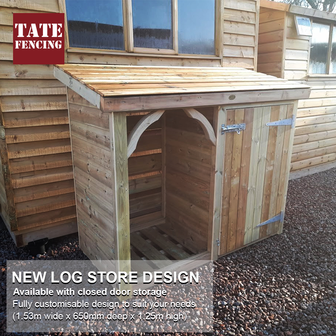 TateFencingLtd's tweet image. NEW  LOG STORE DESIGN - Fully customisable design to suit your needs - now available with closed doors storage section.

£382.00 inc VAT

Interested in a bespoke model? Email sales@tatefencing.co.uk

#logstore #shed #timberbuilding #gardenbuilding #tatefencing #kent #eastsussex