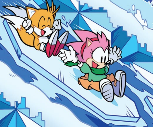 Daily Amy and Tails tweet media