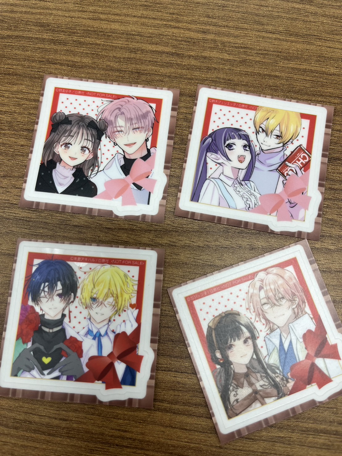 ウチばん アクリルカード メロンブックス 花とゆめ バレンタイン