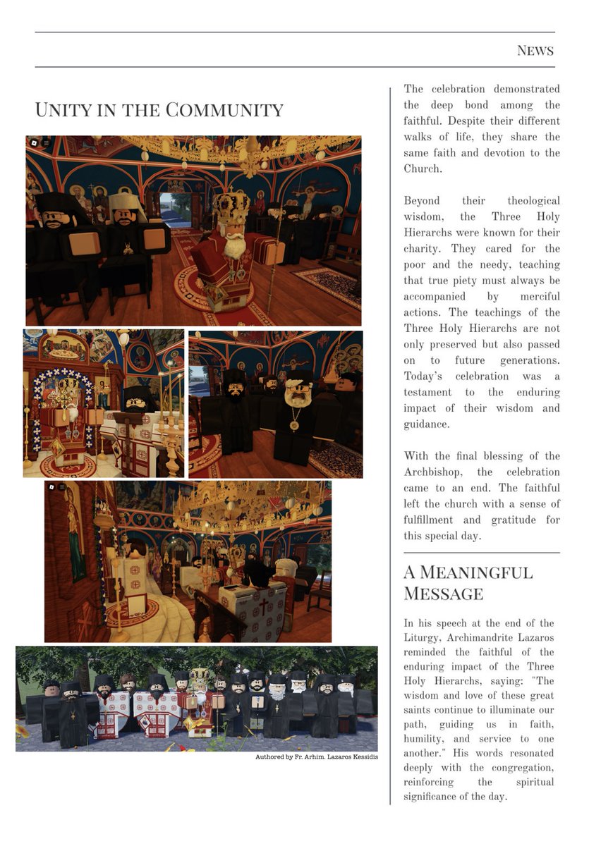 Father_Simos's tweet image. Newspaper Article regarding yesterdays Festal Divine Liturgy celebrated by H.B. Archbishop Ierotheos for the Feast of the Holy Three Hierarchs!