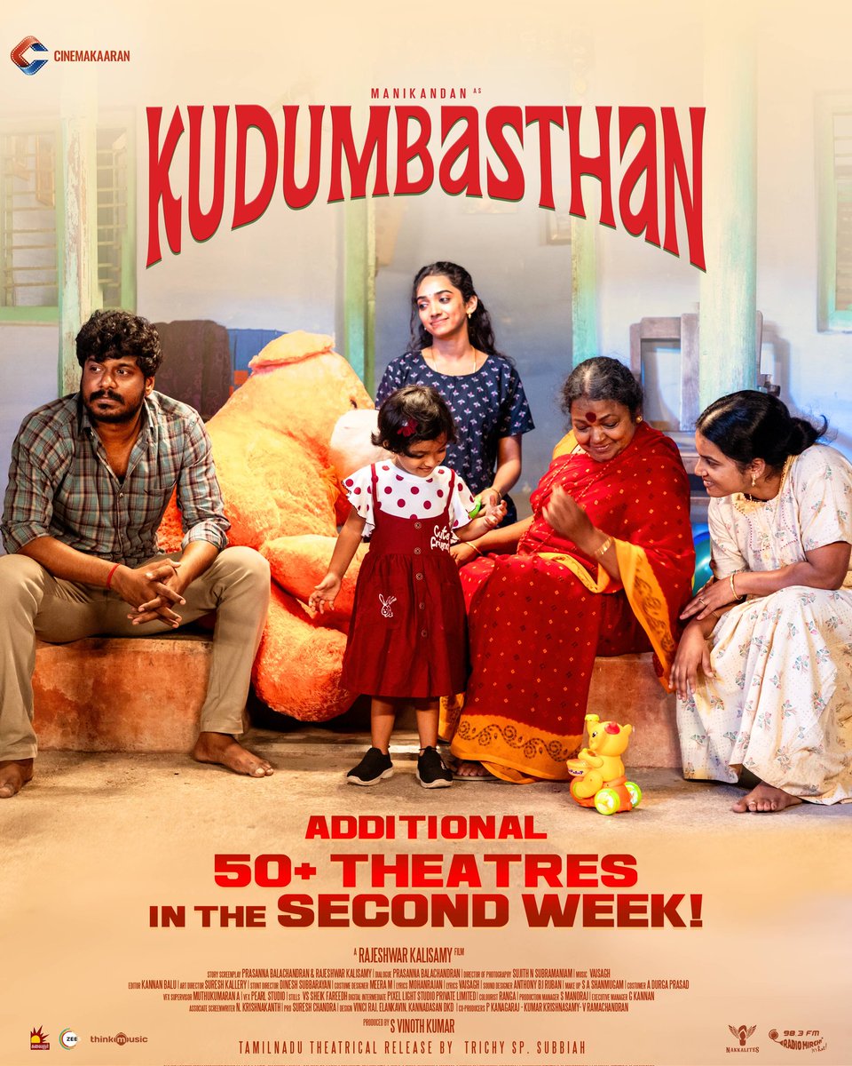 SmartBarani's tweet photo. #kudumbasthan onto it’s 2nd with good hold in theatres 👌

 Thanks meet Happening now !! https://t.co/GmQ0CY4Y6R