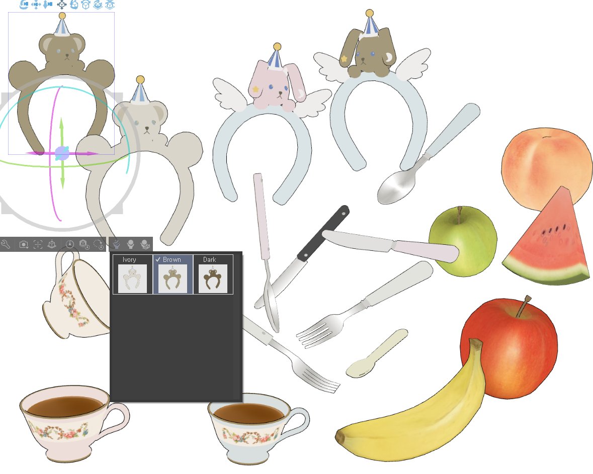드디어 3D클튜파일 변환 방법을 터득하게 되어서 자주 쓰일법한 소품30종 정도를 클튜로 변환해서 보내드리려고합니다.🩷
예쁜건 스업이지만 편의성을 위하여..!🌟
왼쪽 스케치업 /오른쪽 클튜