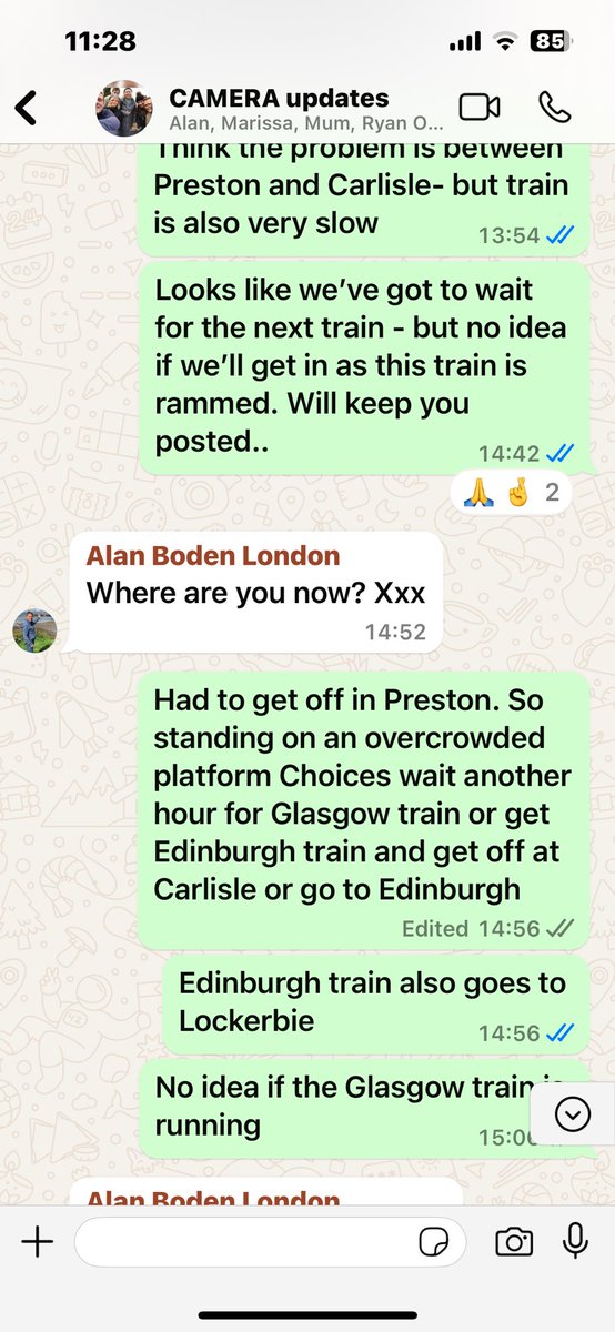 andrealdaniels's tweet photo. @AvantiWestCoast strikes again.. no compensation for my journey from London to Glasgow on 27/12 that was cancelled mid- route in Preston. No words… #avantiwestcoast #traindelays #westcoastmainline https://t.co/mgu3kaAAHy
