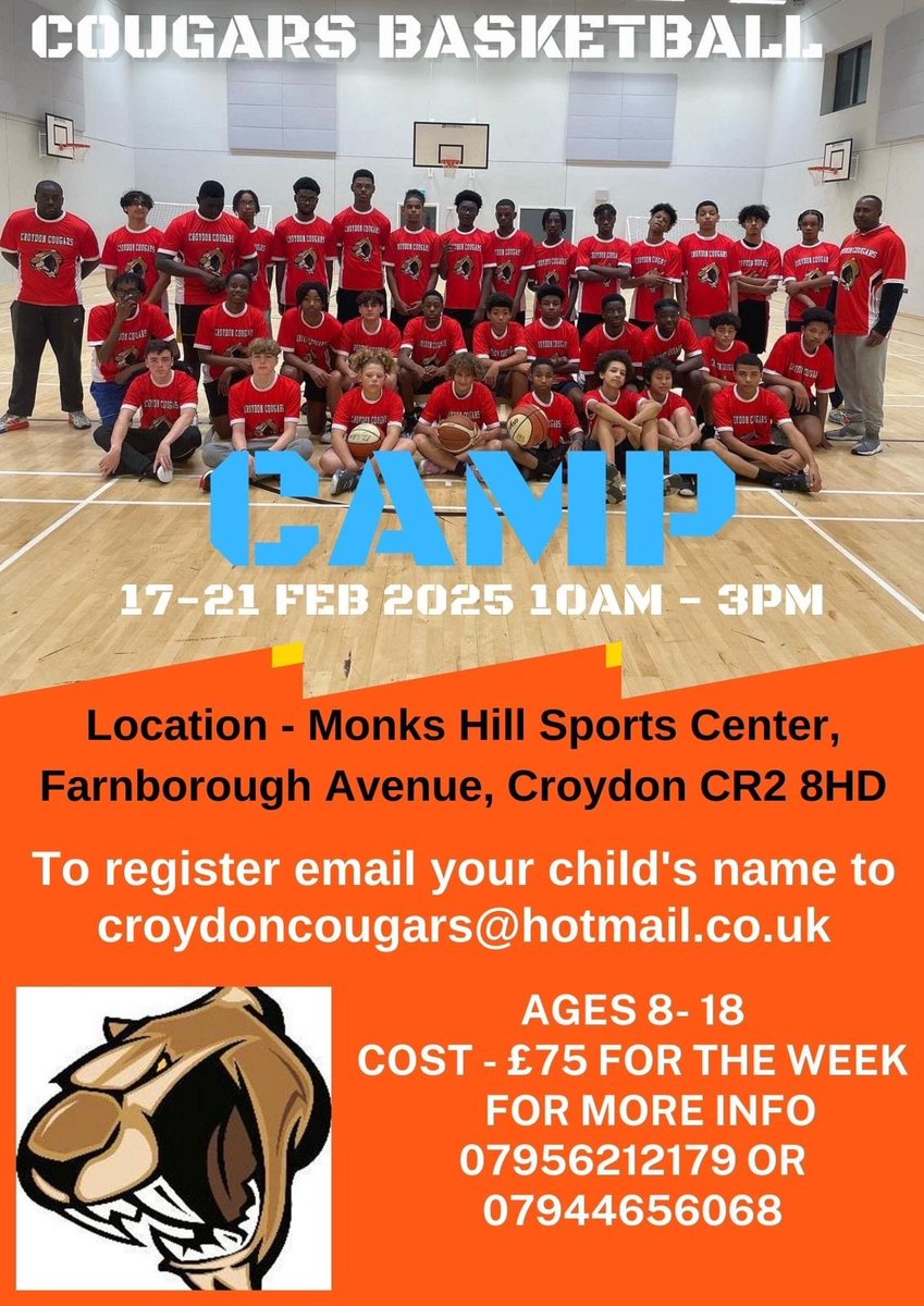 Half Term Basketball Camp