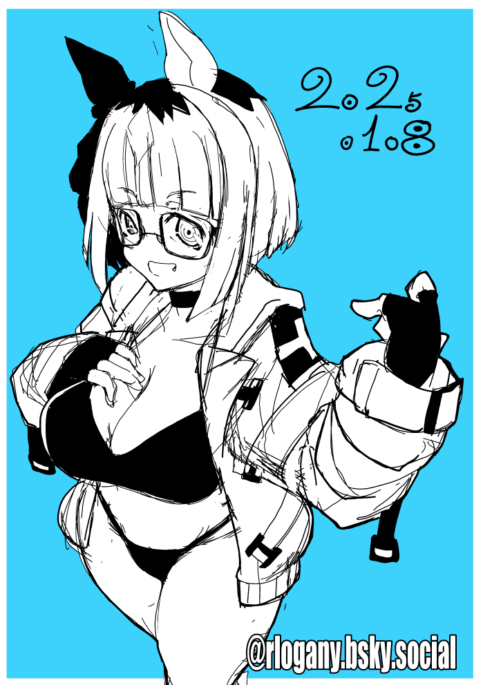 #今月描いた絵を晒そう 
その2
朝ラフお気に入り分 