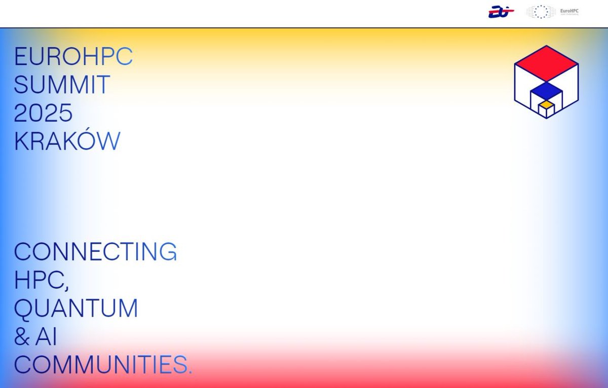 EuroCC_Portugal (@eurocc_portugal) on Twitter photo EuroHPC Summit 2025 is coming! Mark your calendars for March 18-20 and join Europe's top #HPC & quantum computing stakeholders in Kraków, Poland at the <a href="/ICEKrakow/">ICE Kraków Congress Centre</a>. Don't miss the latest insights, breakthroughs, and networking opportunities in #supercomputing!
🔗 EuroHPC Summit 2025 is coming! Mark your calendars for March 18-20 and join Europe's top #HPC & quantum computing stakeholders in Kraków, Poland at the <a href="/ICEKrakow/">ICE Kraków Congress Centre</a>. Don't miss the latest insights, breakthroughs, and networking opportunities in #supercomputing!
🔗