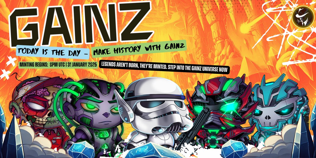 🎉 TODAY IS MINT DAY! 🎉  
- AMA in DC at 7PM UTC  
- MINTING starts at 8PM UTC  
- X-SPACE at 8:30PM UTC