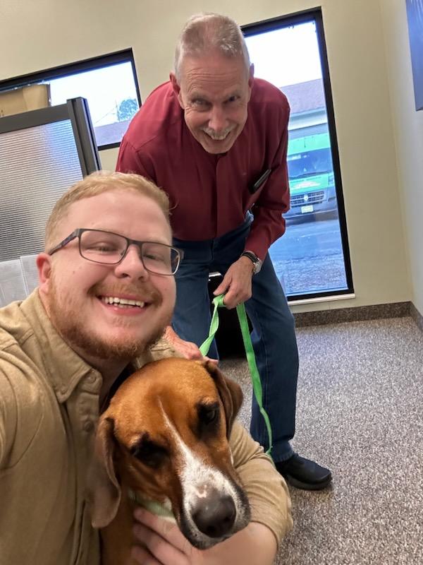 thenewUS1023's tweet photo. It's  Cosmic on Furry Friend Friday! Cosmic is three years old, loves  cuddles, and his sweet disposition makes him the perfect 'snuggle  buddy'! Our Barry Michaels thinks  he is a very charming boy looking for a forever home with YOU!  Adopt at The Humane Society of  Marion Co. https://t.co/Q34rTBYZzl