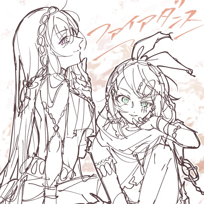 不在バチャ脳内補完らくがき🎤💻 #prsk__FA 