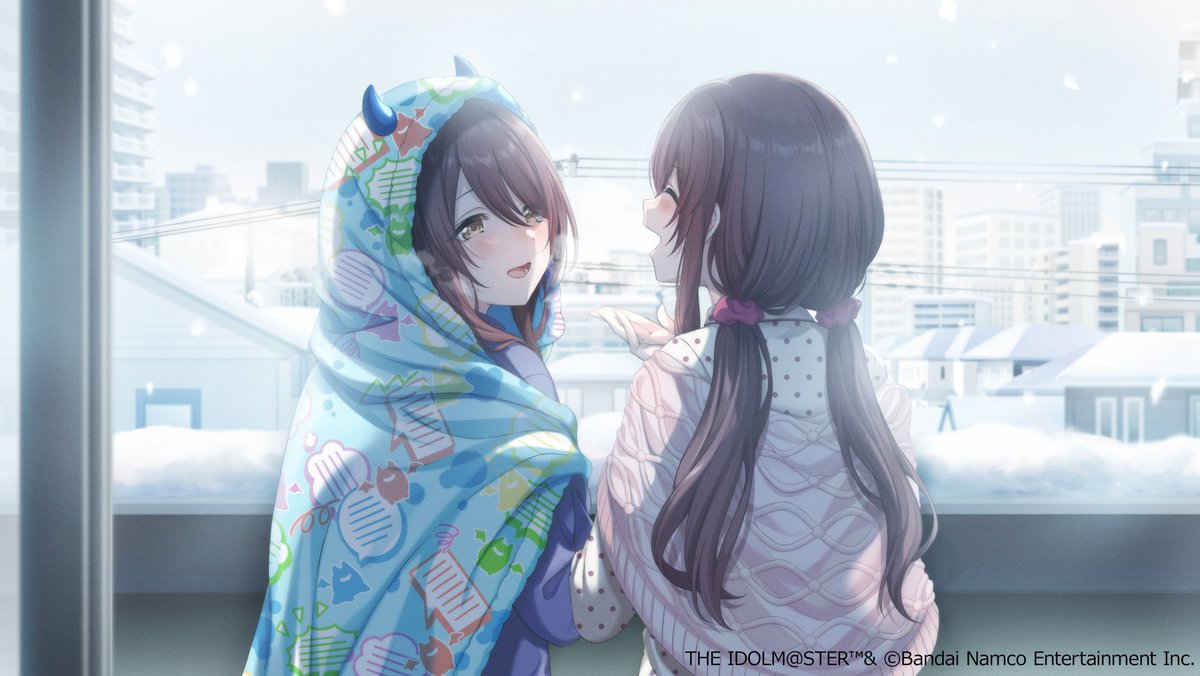 大崎 甜花 『あぅ……え、えと……大丈夫 くっついてれば……寒くない