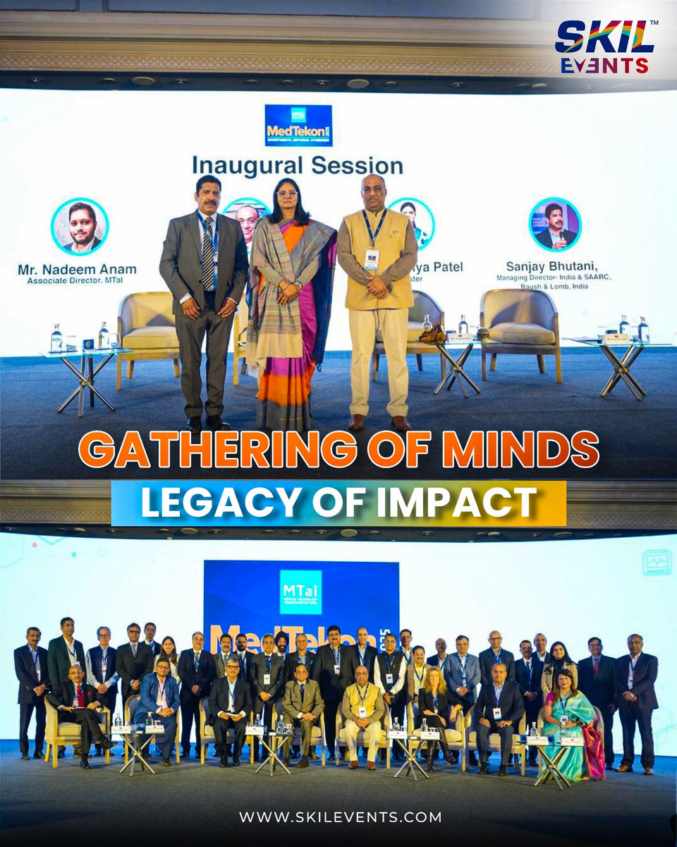 MedTekon 2025 – A Benchmark in Excellence! ✨

A spectacular conference with a 60 ft curved LED, 350 delegates, 55 visionary CEOs, &amp; the Hon. Minister of Health &amp; Welfare.

Precision, innovation &amp; seamless execution made it unforgettable!