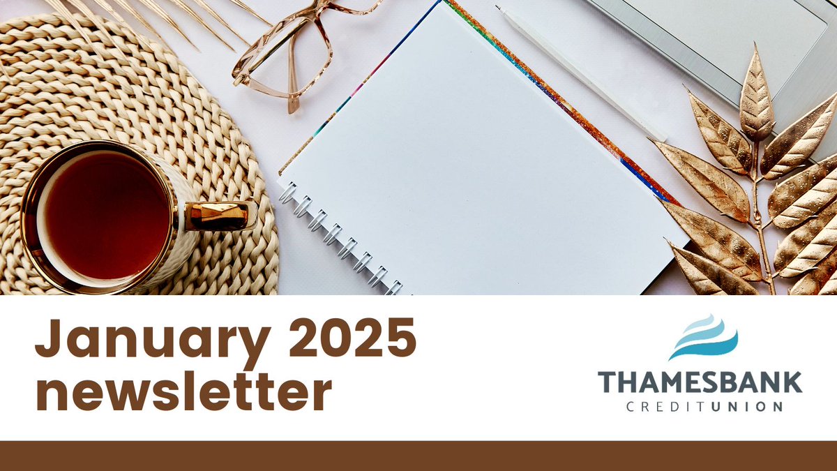 Happy Friday! 🎉 Start your weekend right by catching up on our January 2025 newsletter - packed with expert tips and insights to help you stay on track with your 2025 #financialgoals. 
Read it now: thamesbank.org/january-2025-n…
#thamesbank #creditunions